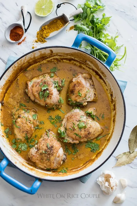 Chicken Thigh With Curry Sauce