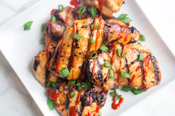 Chicken Thighs With Soy- Sriracha