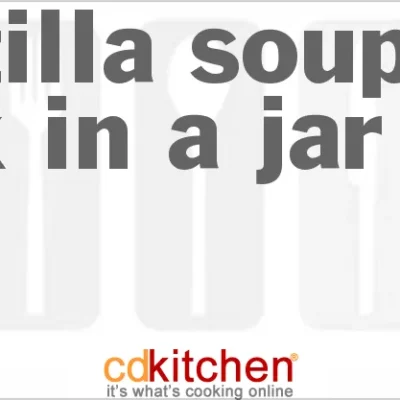 Chicken Tortilla Soup Mix Jar Gift