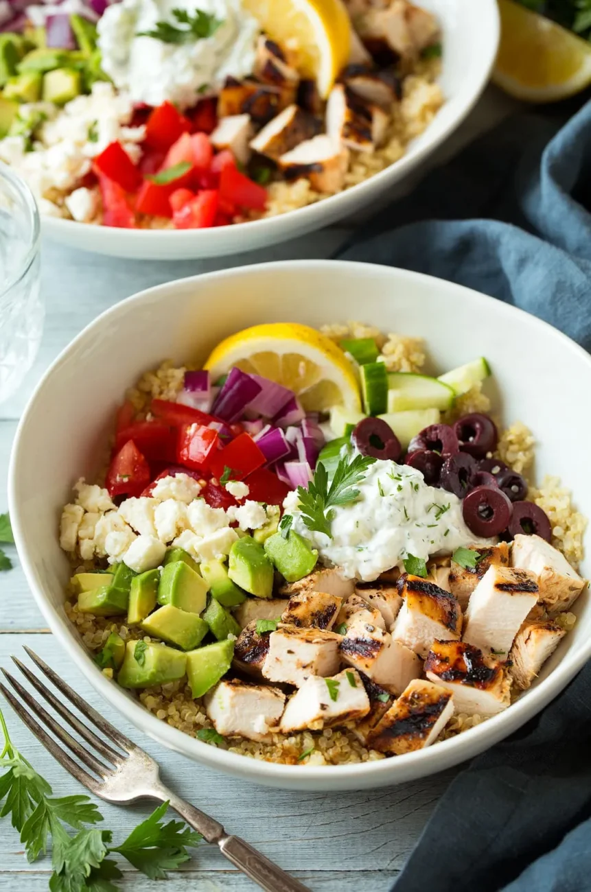 Chicken Tzatziki Bowls