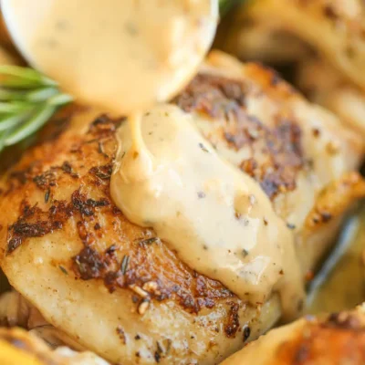 Chicken With A Lemon Herb Sauce