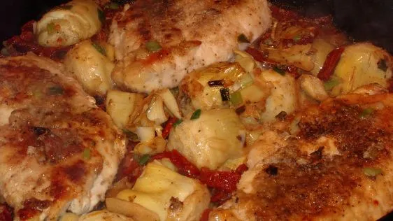 Chicken With Artichokes