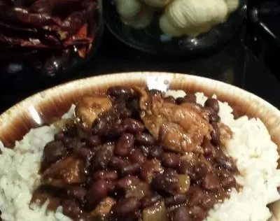 Chicken With Black Beans And Rice