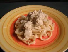 Chicken With Fettuccine Alfredo