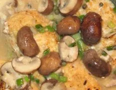 Chicken With Mushrooms & Lemon Sauce