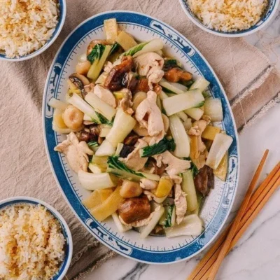 Chicken With Mushrooms Moo Goo Gai Pin