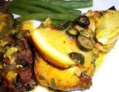 Chicken With Olives And Lemon