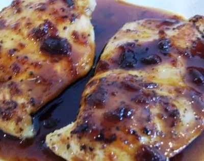 Chicken With Orange- Chipotle Glaze