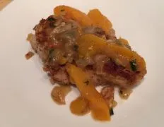 Chicken With Peaches And Basil