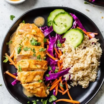 Chicken With Peanut Sauce