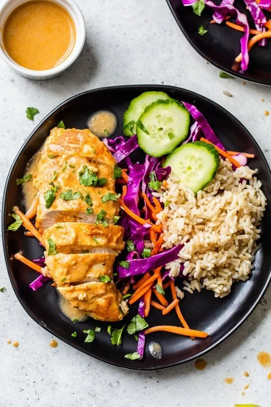 Chicken With Peanut Sauce