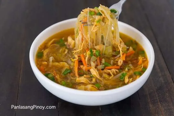 Chicken With Sotanghon Noodles