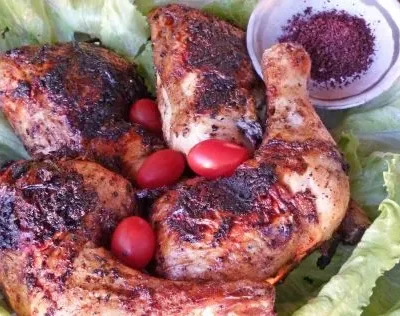 Chicken With Sumac Jujeh Al Sammak