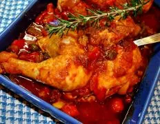 Chicken With Sweet Peppers And Tomato