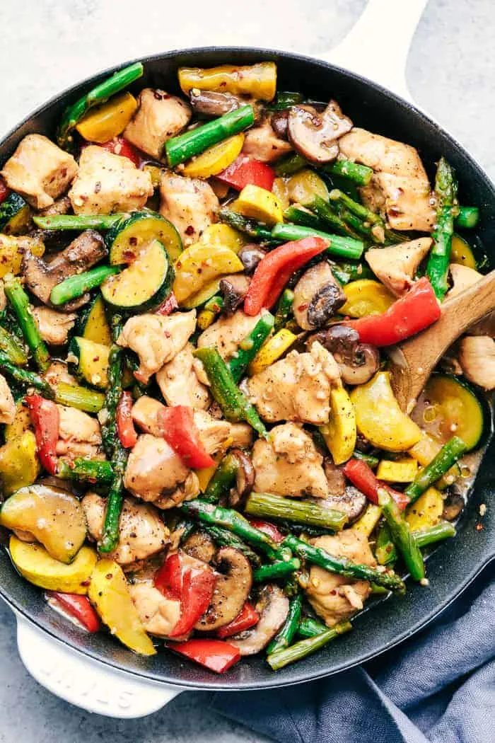 Chicken Zucchini Stir Fry