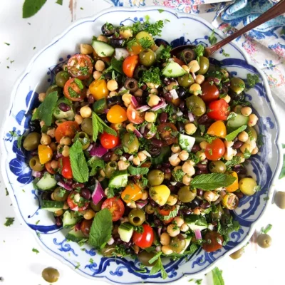 Chickpea Salad Garbanzo Bean Salad