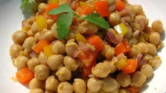 Chickpea Salad With Ginger