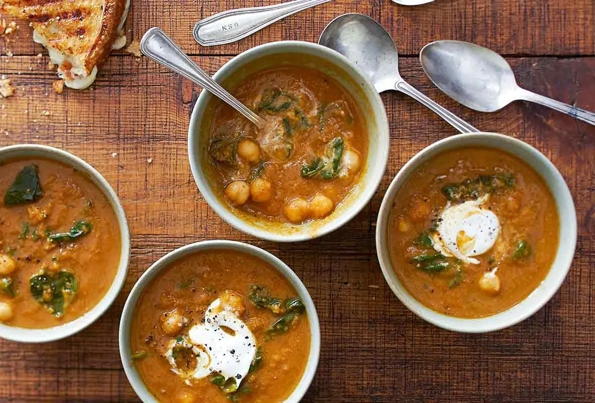 Chickpea Tomato Soup