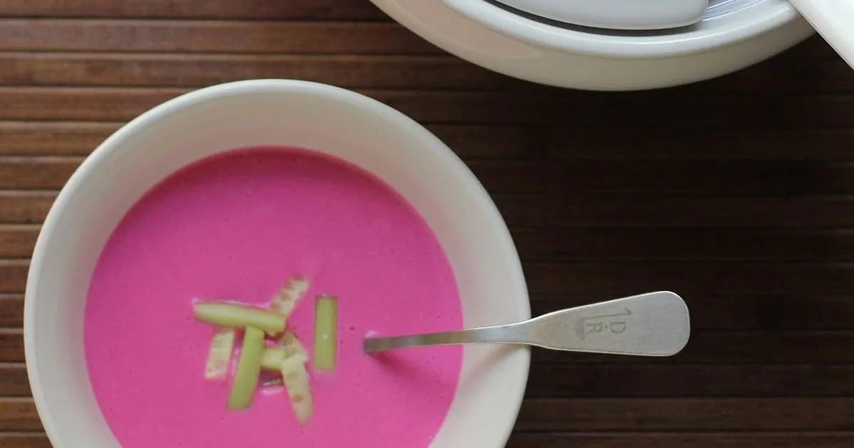 Chilled Cream Of Beet Soup