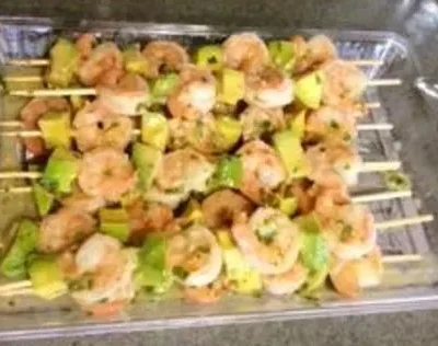 Chilled Garlic Shrimp With A Spicy Twist