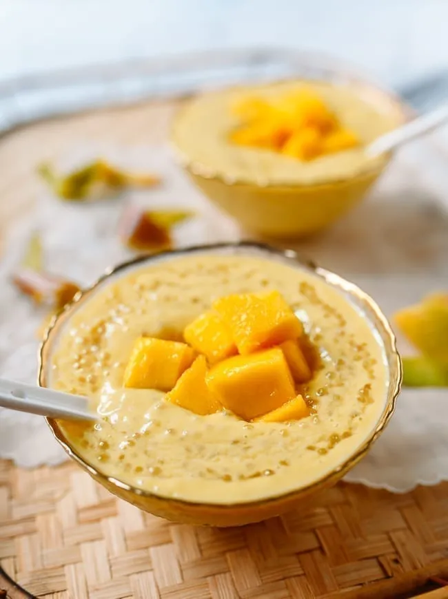 Chilled Mango Sago Pudding