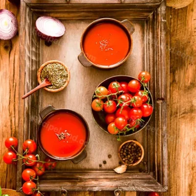 Chilled Tomato And Yogurt Soup