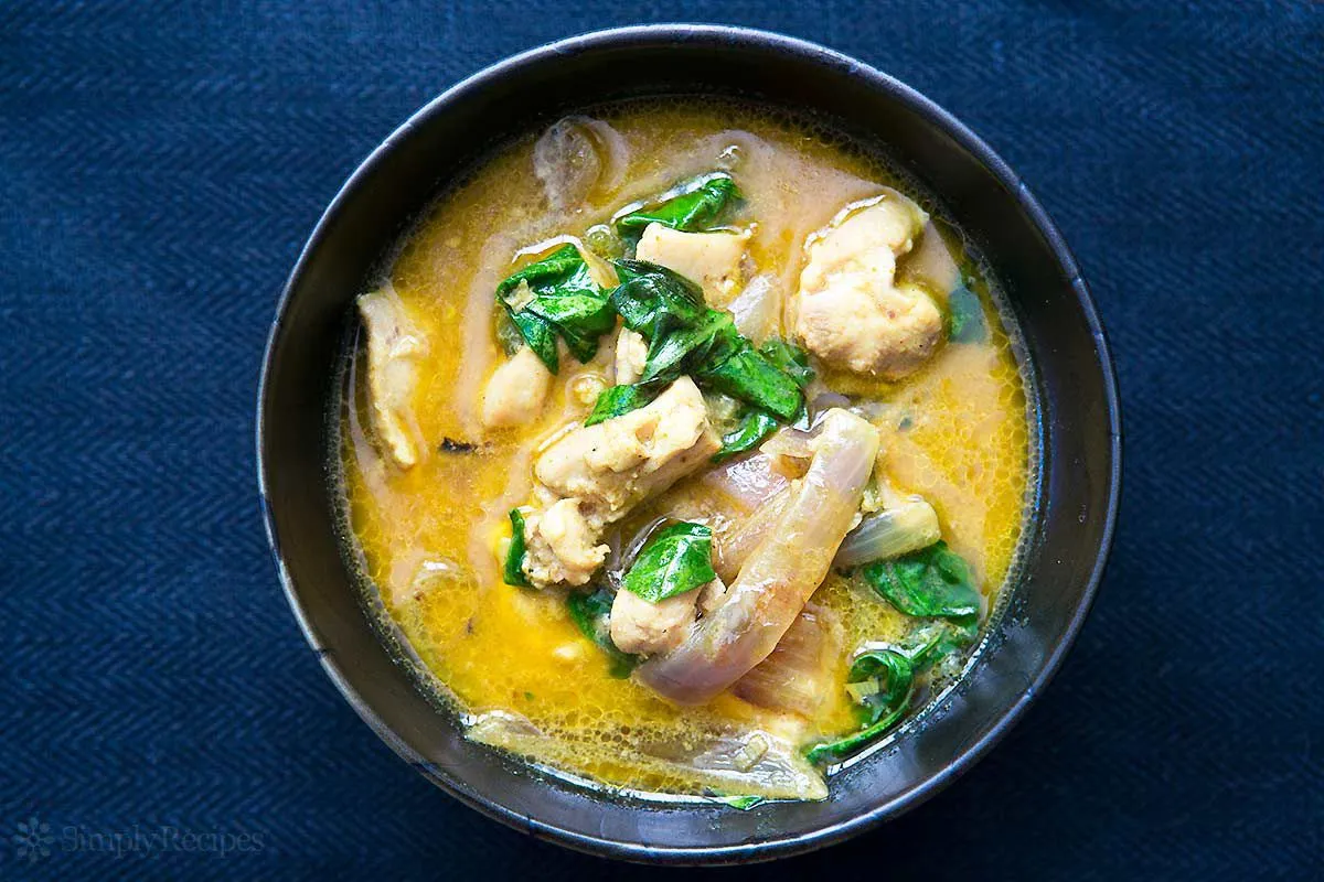 Chilli Chicken With Basil Coconut Cream