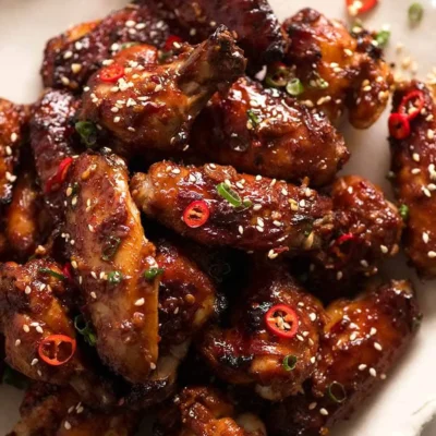 Chinese Baked Chicken Wings