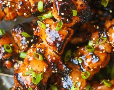 Chinese Bbq Chicken Skewers