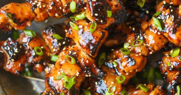 Chinese Bbq Chicken Skewers