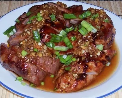 Chinese Bbq Pork With Garlic Sauce