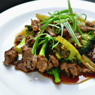 Chinese Beef And Broccoli In Oyster Sauce