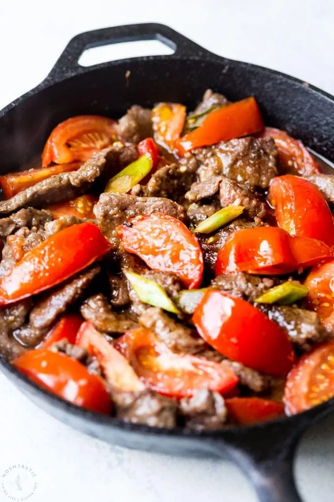 Chinese Beef And Tomatoes