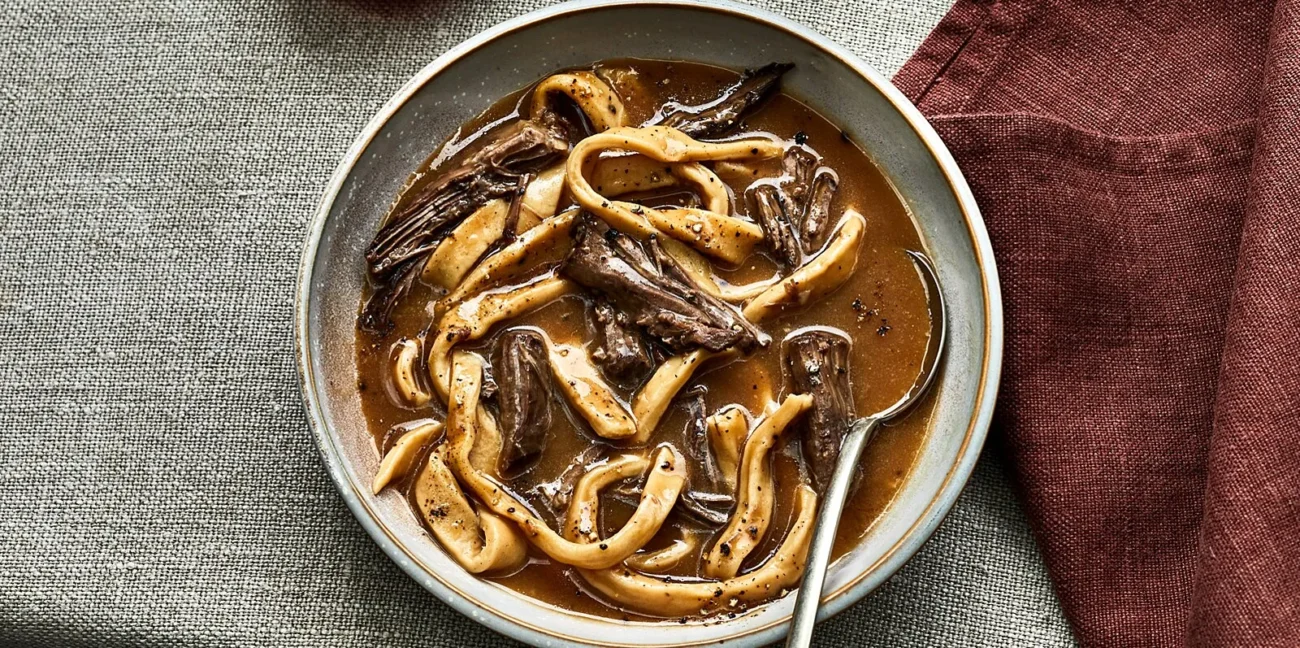 Chinese Braised Beef And Noodles