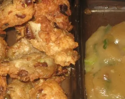 Chinese Chicken Bites With Dipping Sauce