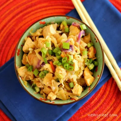 Chinese Chicken Coleslaw