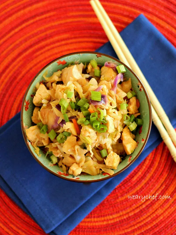 Chinese Chicken Coleslaw