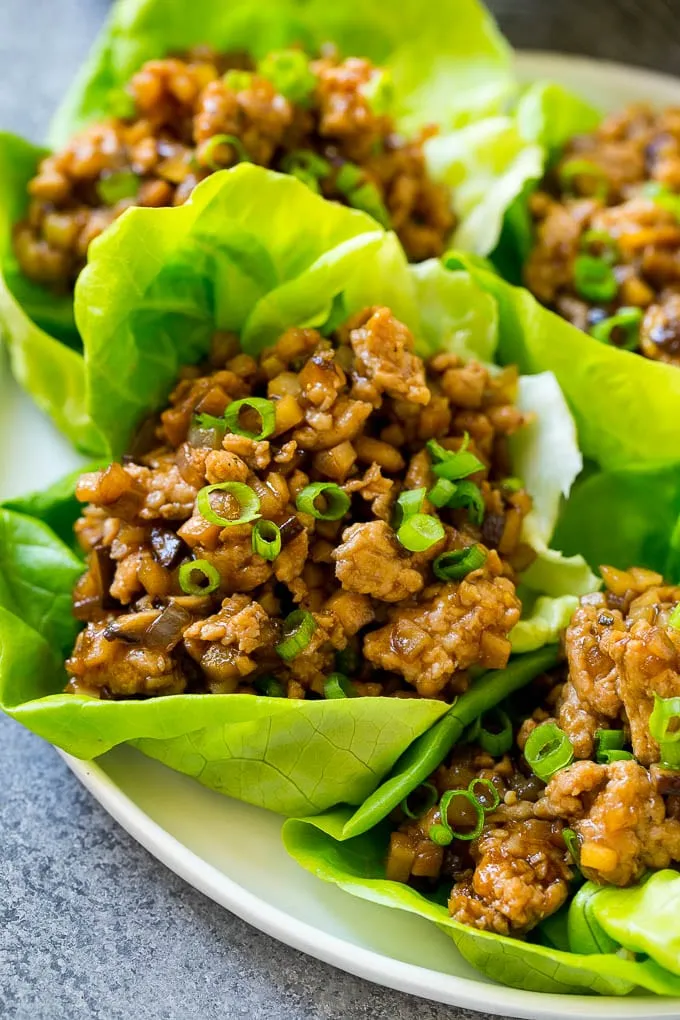 Chinese Chicken Lettuce Cups