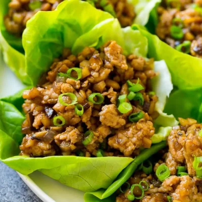 Chinese Chicken Lettuce Wraps