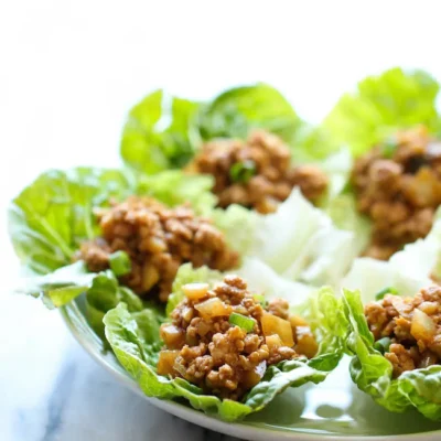 Chinese Chicken Lettuce Wraps