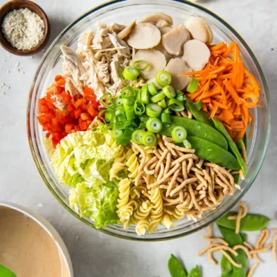 Chinese Chicken Pasta Salad