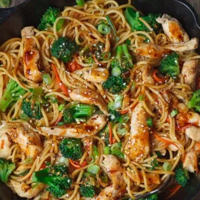 Chinese Chicken Spaghetti