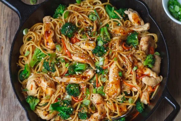 Chinese Chicken Spaghetti