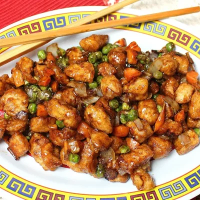 Chinese Chicken With Black Pepper Sauce