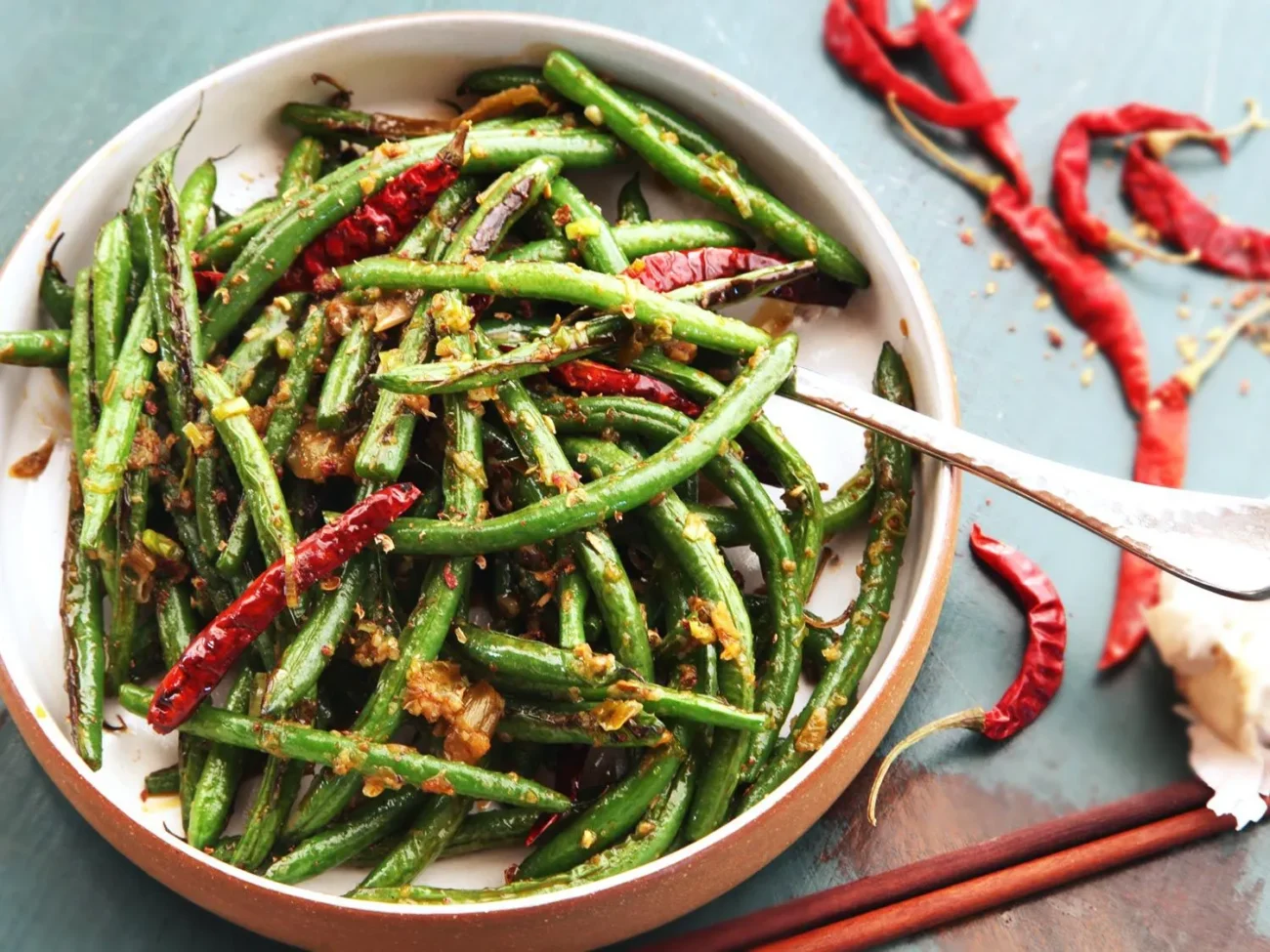 Chinese Dry Sauteed String Beans