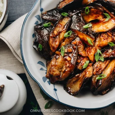 Chinese Eggplant And Tofu In Black