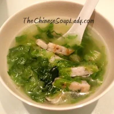 Chinese Fish And Lettuce Soup