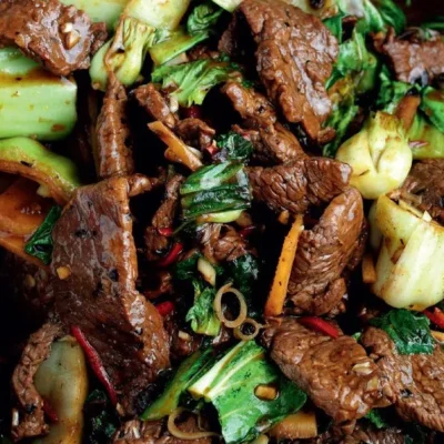 Chinese Greens And Beef
