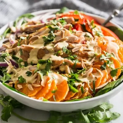 Chinese Pasta Salad With Creamy Ginger