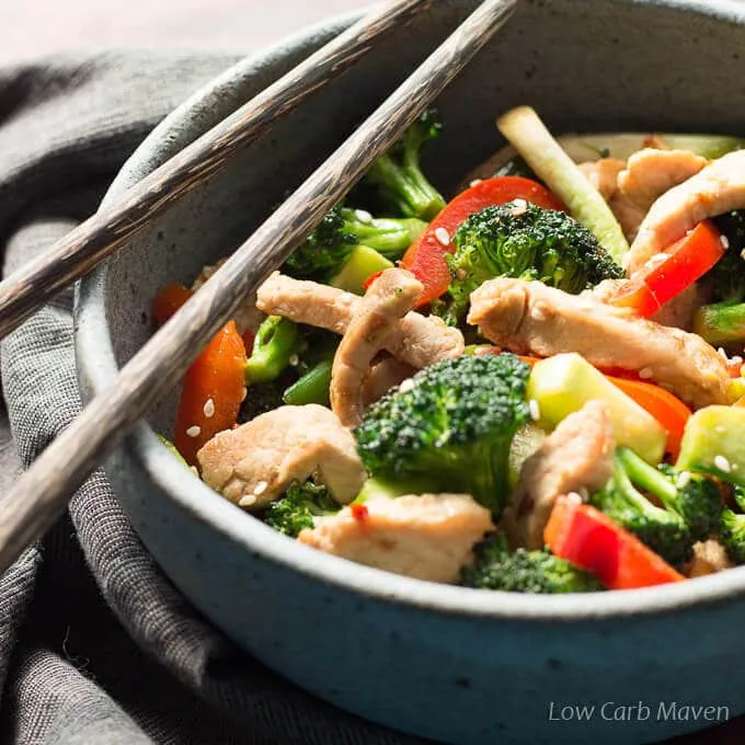 Chinese Pork & Vegetable Stir Fry